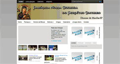 Desktop Screenshot of nspersocorro.paroquia.net.br