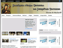 Tablet Screenshot of nspersocorro.paroquia.net.br